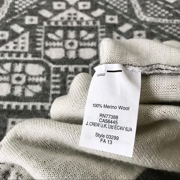 J.Crew 100% Merino Wool “Scarf” Sweater - Picture 7 of 11